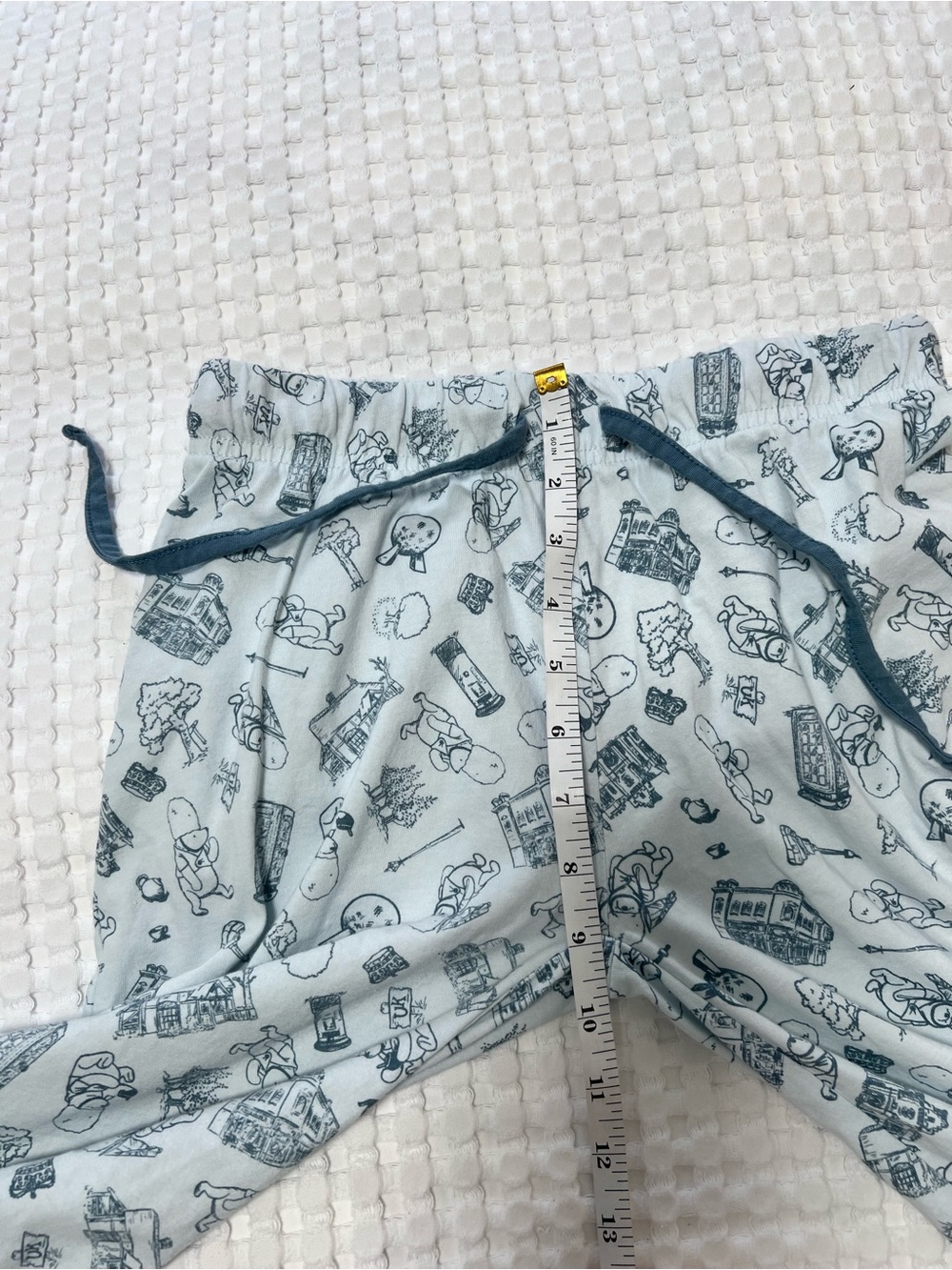 Disney Blue Cotton Winnie the Pooh Pajama Pants - Picture 7 of 8